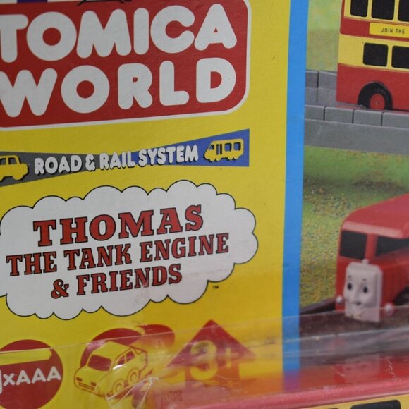 BULGY Motorized Red Bus 1995 TOMY Thomas & Friends Trackmaster Railway Train - Picture 6 of 10